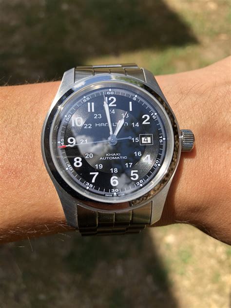 replica hamilton watch kit khaki 42mm|hamilton khaki 5 months review.